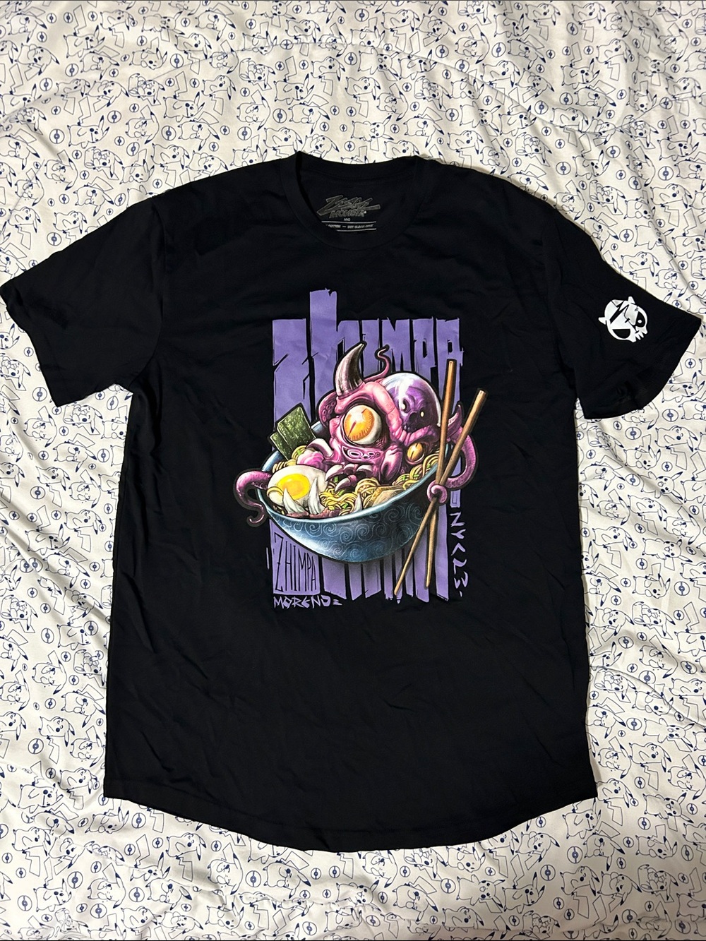 NWOT | Monsta Horror Ramen Bowl Graphic Tee Shirt